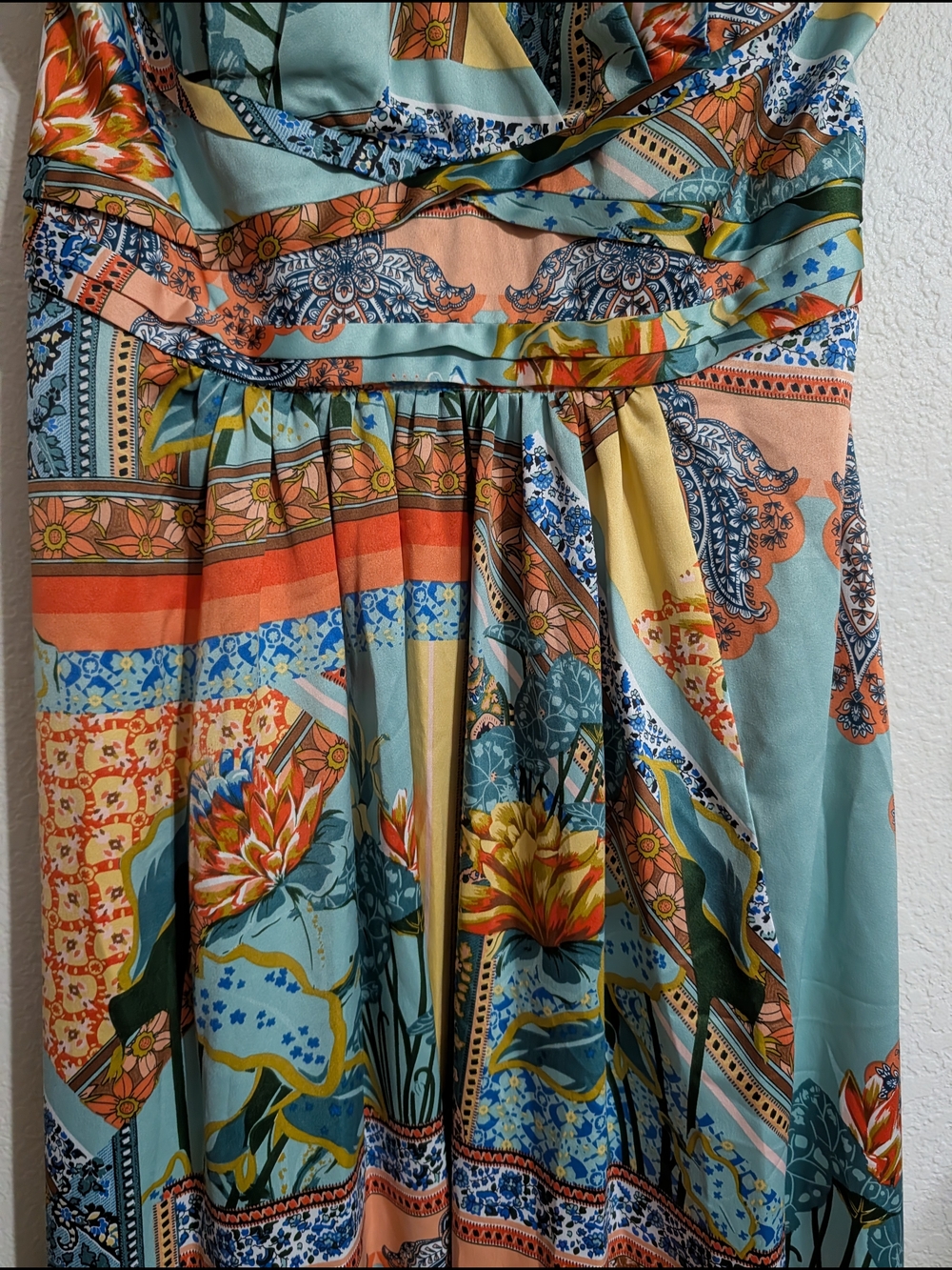 Laundry By Shelli Segal Long Silky Dress - Picture 3 of 10